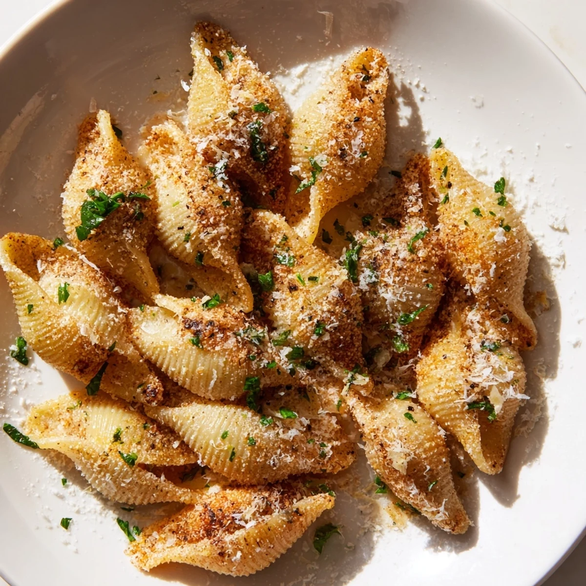 Crispy golden Air Fryer Pasta Gnocchi, perfect appetizer with visible parmesan and fresh parsley.