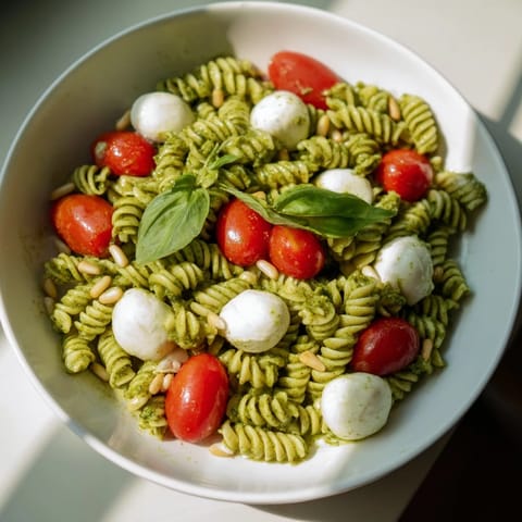 Cold Pasta Pesto Salad
