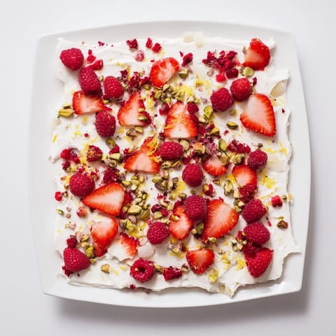 Frozen Yogurt Bark Red Berries