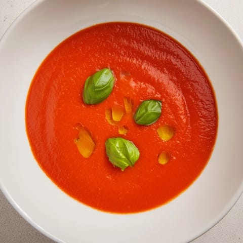 Homemade Tomato Basil Soup