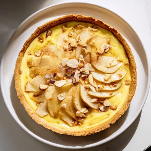 Rustic Crustless Apple Pie