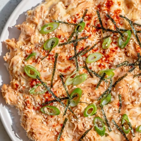 Creamy Salmon Sushi Bake