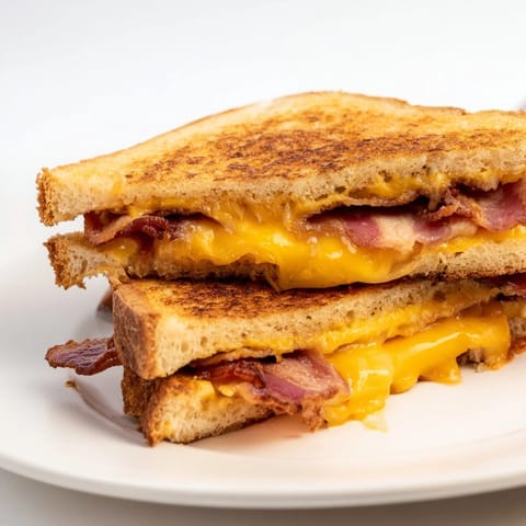Crispy Bacon Cheddar Sandwich