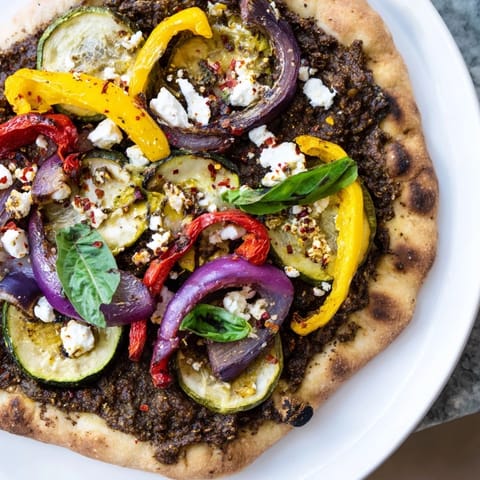 Naan Bread Olive Tapenade Feta