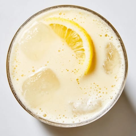 A pitcher of creamy lemonade sits beside sliced lemons and mint, with four glasses filled and ready to sip.