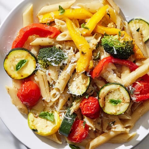 Vibrant Roasted Vegetable Pasta