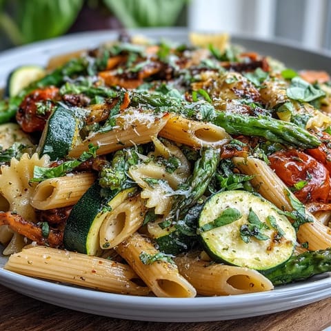 Spring Pasta Primavera Veggies