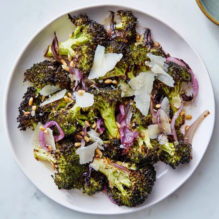 Smoky and delicious, the charred broccoli salad combines roasted broccoli with a bright lemon dressing.