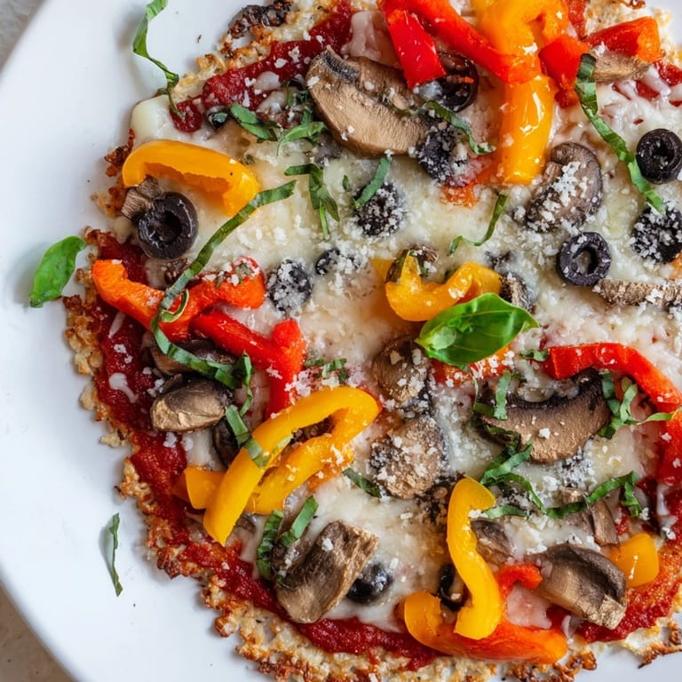 Golden Rice Cake Pizza Squares showcase a melty cheese topping over zesty pizza sauce, ready to eat.