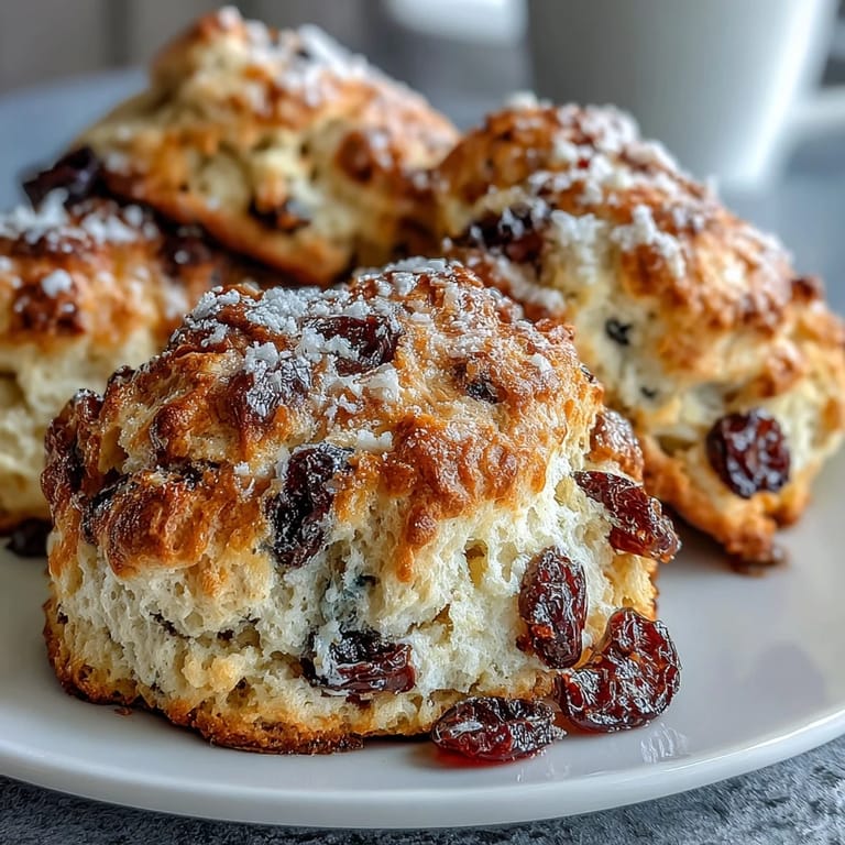 Homemade Blueberry Lemon Sourdough Scones with a golden crust and tender crumb, a delightful treat for berry lovers.