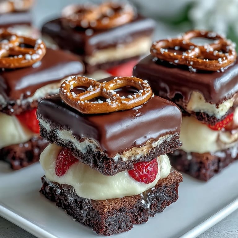 An eye-catching array of mini treats, fresh berries, and cake slices arranged on a wooden board for celebration.
