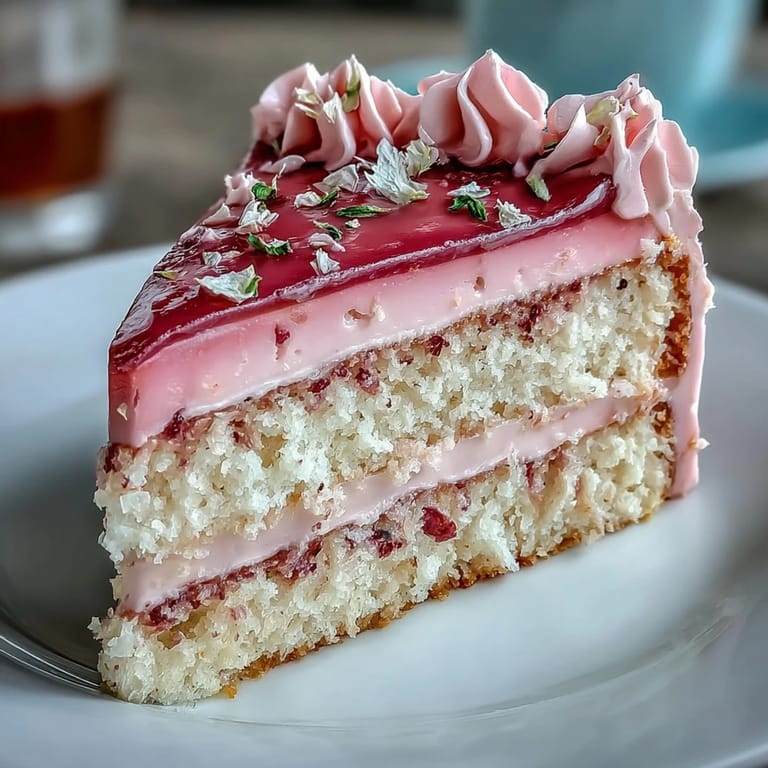 Elegant Mothers Day Cake featuring tender vanilla sponge, smooth pink ombre frosting, and fresh floral decorations