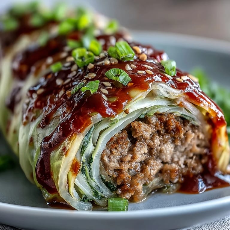 Tender Napa cabbage wraps holding flavorful Korean beef, perfect for a weeknight meal.