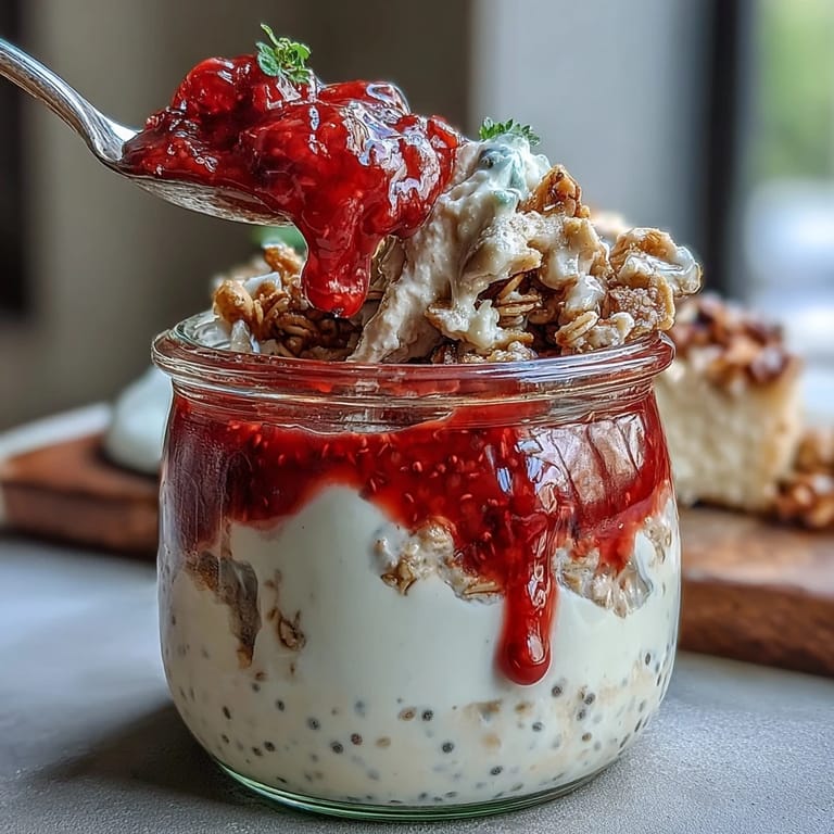 Close-up of a healthy Lemon Chia Parfait, showcasing smooth pudding and fresh fruit.